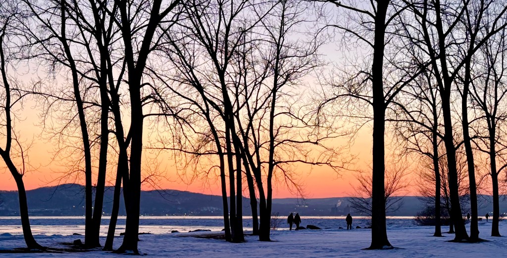 A Little Winter Sunset Stroll